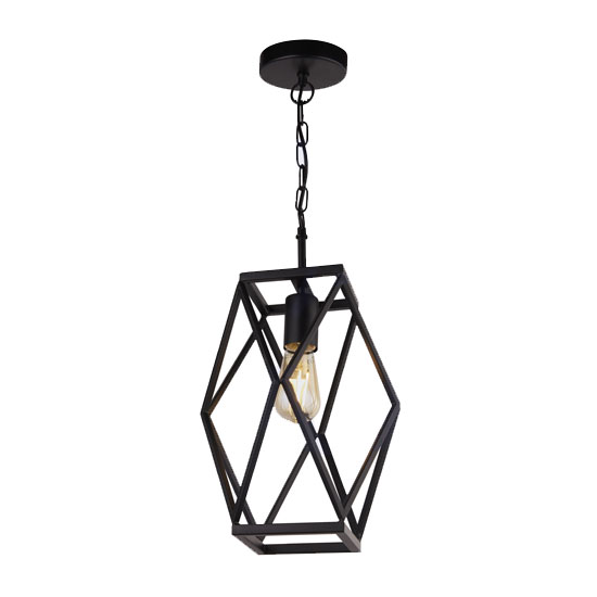 Read more about Chassis wall hung 1 pendant light in matt black