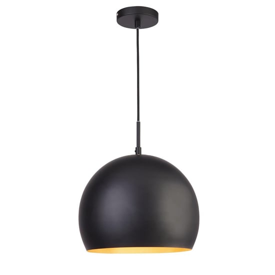 Product photograph of Chicago Small Metal Industrial Ceiling Pendant Light In Black from Furniture in Fashion