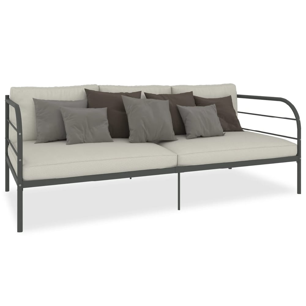 christoval metal daybed without mattress in grey