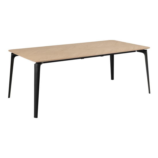 Product photograph of Cincinnati Rectangular Wooden Dining Table In Oak from Furniture in Fashion