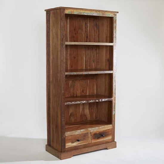 Read more about Coburg wooden bookcase large in reclaimed wood
