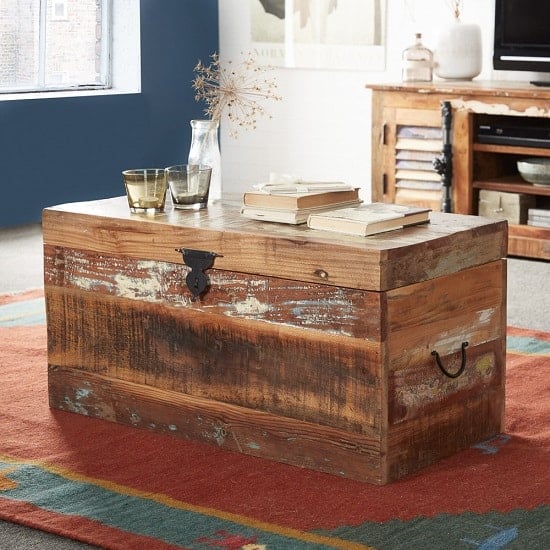 Read more about Coburg wooden storage trunk in reclaimed wood