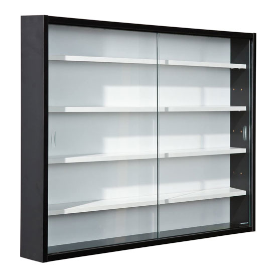 Collecty Wooden Display Cabinet In Black And White | Furniture in Fashion