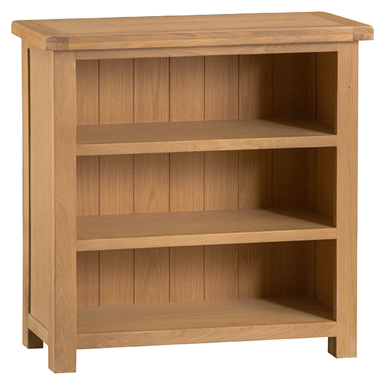 Product photograph of Concan Small Wooden Bookcase In Medium Oak from Furniture in Fashion