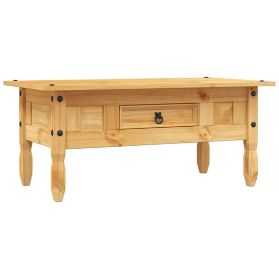 Product photograph of Croydon Wooden Coffee Table With 1 Drawer In Brown from Furniture in Fashion