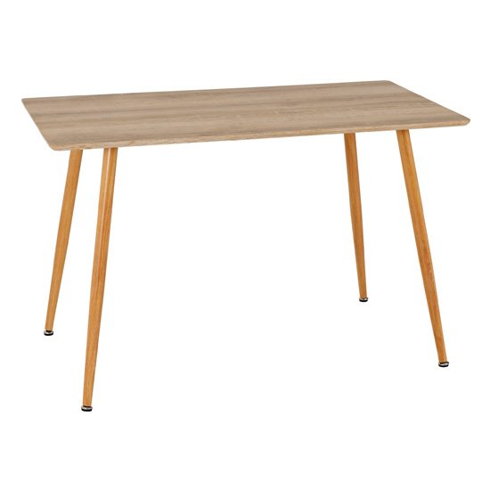 Read more about Bakerloo wooden dining table in oak effect