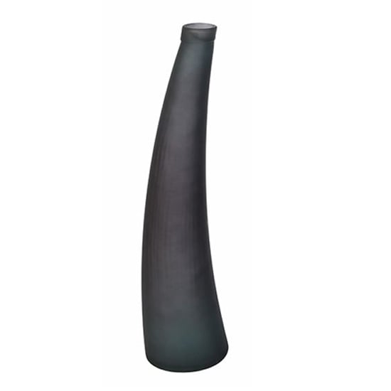 Read more about Curving glass medium decorative vase in anthracite and grey