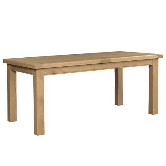 Product photograph of Danville Extending Wooden Dining Table In Oak from Furniture in Fashion