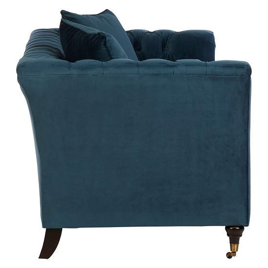 Dartford Modern 2 Seater Sofa In Midnight Blue | Furniture in Fashion