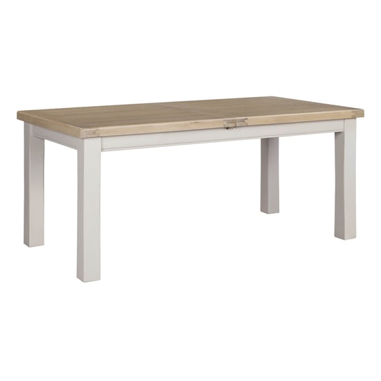 Product photograph of Dawson Extending Wooden Dining Table 1200mm In Taupe from Furniture in Fashion