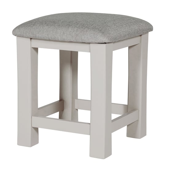 dawson wooden dressing stool in taupe