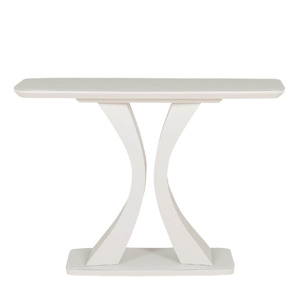 Product photograph of Decatur Glass Rectangular Console Table In Greige from Furniture in Fashion