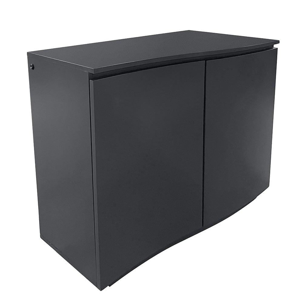 Product photograph of Decatur Led Wooden Sideboard With 2 Doors In Charcoal from Furniture in Fashion