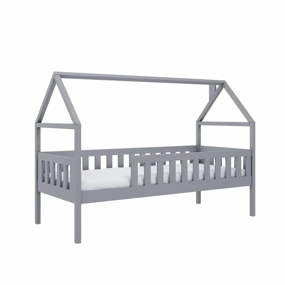 dekalb wooden day bed with bonnell mattress in grey