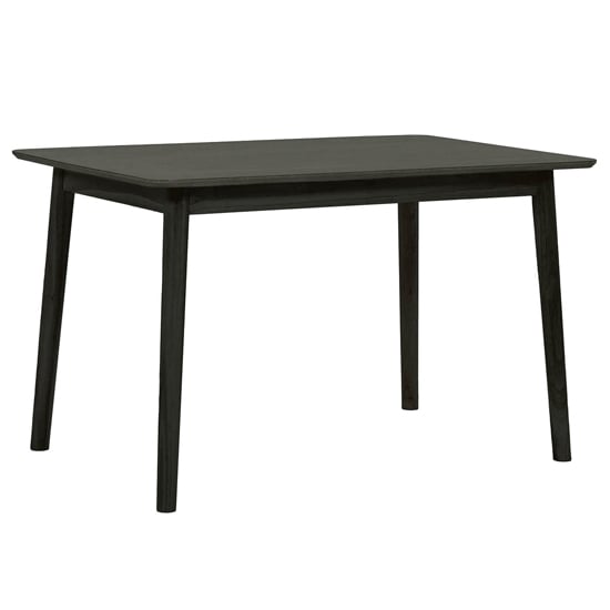 Product photograph of Deland Wooden Dining Table Rectangular In Black from Furniture in Fashion