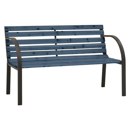 Read more about Dhuni wooden children garden seating bench in grey
