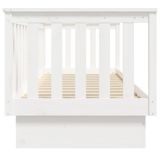 Diza Pinewood Single Day Bed In White | Furniture in Fashion