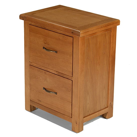 Read more about Earls wooden office filing cabinet in chunky solid oak