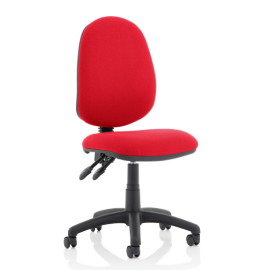 Read more about Eclipse ii fabric office chair in bergamot cherry no arms