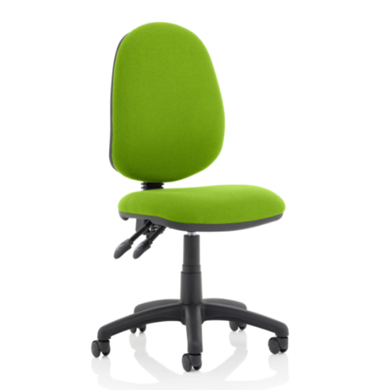 Read more about Eclipse ii fabric office chair in myrrh green no arms