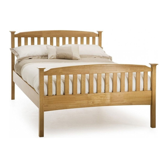 Eleanor High Footend Wooden King Size Bed In Oak | Furniture in Fashion