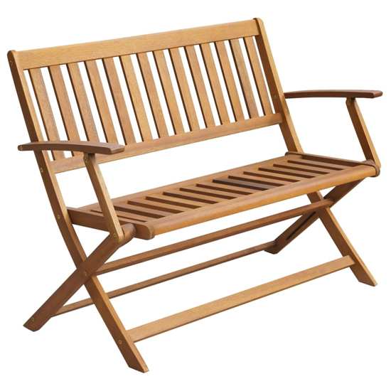 Read more about Eliza wooden garden seating bench in natural