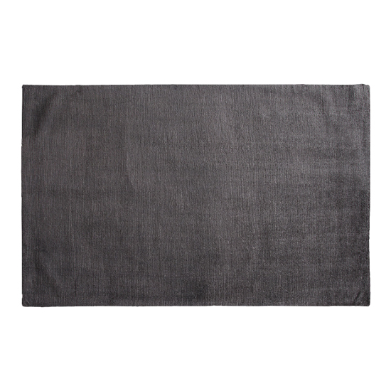 Product photograph of Elkins Rectangular Large Polyester Rug In Charcoal from Furniture in Fashion