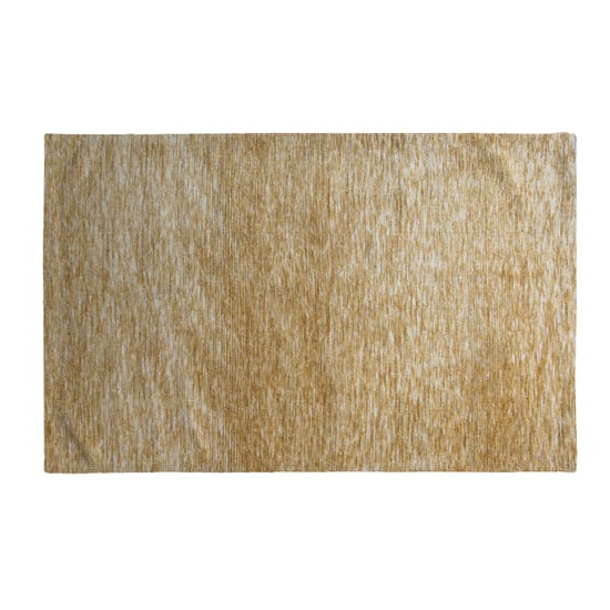 Product photograph of Elkins Rectangular Large Polyester Rug In Ochre from Furniture in Fashion