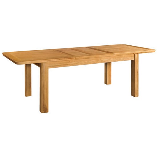 Product photograph of Empire Medium Extending Dining Table In Oak from Furniture in Fashion