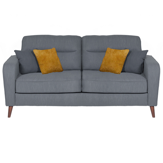 Product photograph of Estero Chenille Fabric 3 Seater Sofa In Charcoal from Furniture in Fashion