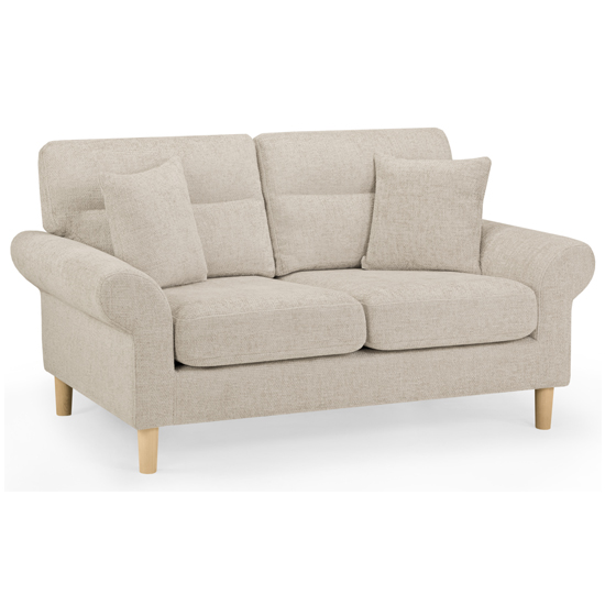 Product photograph of Folsom Fabric 2 Seater Sofa In Beige from Furniture in Fashion