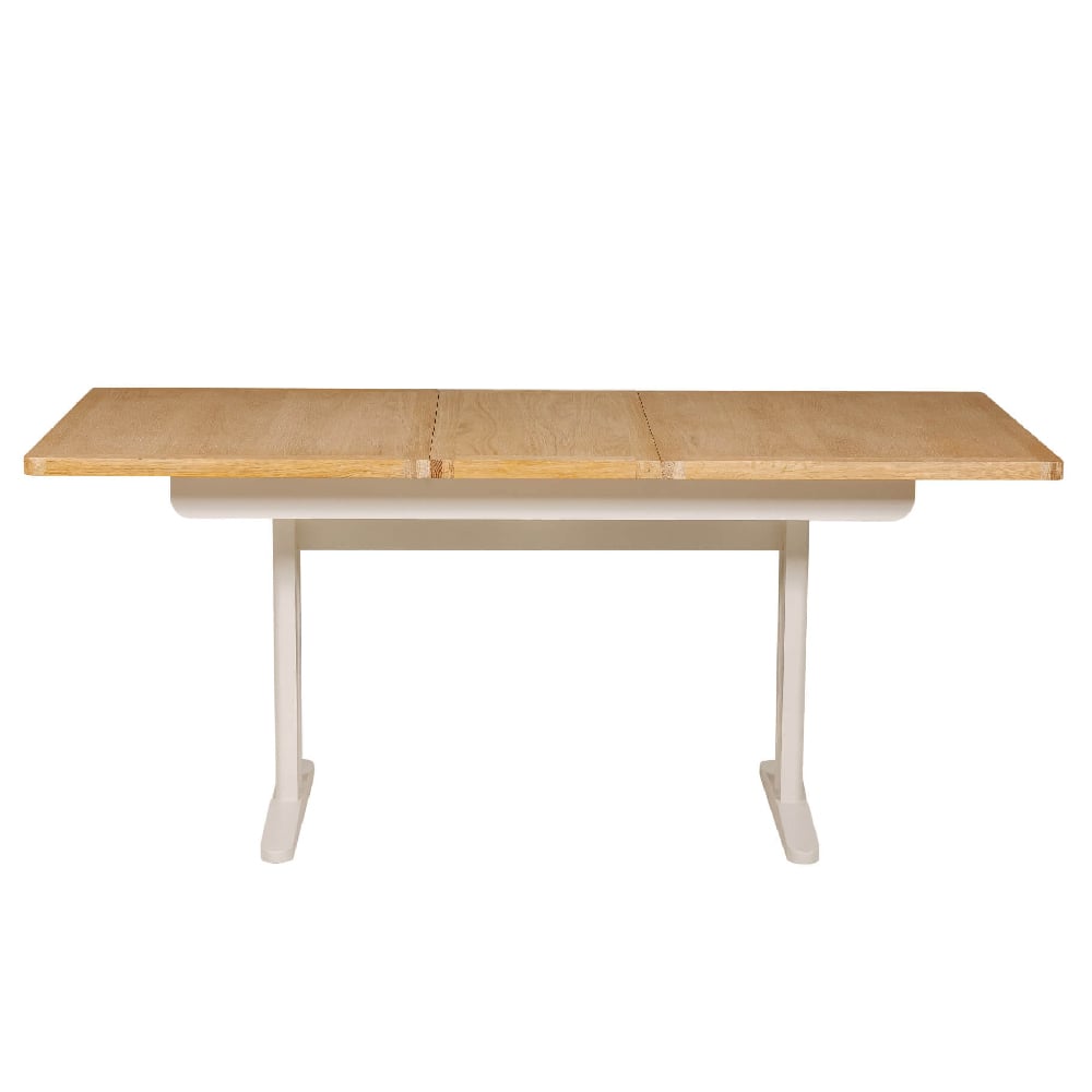 Product photograph of Folsom Wooden Extending Dining Table In Natural from Furniture in Fashion