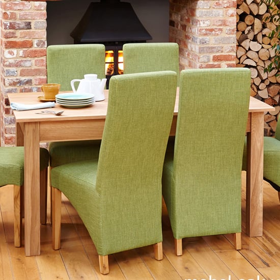Read more about Fornatic large wooden dining table in mobel oak