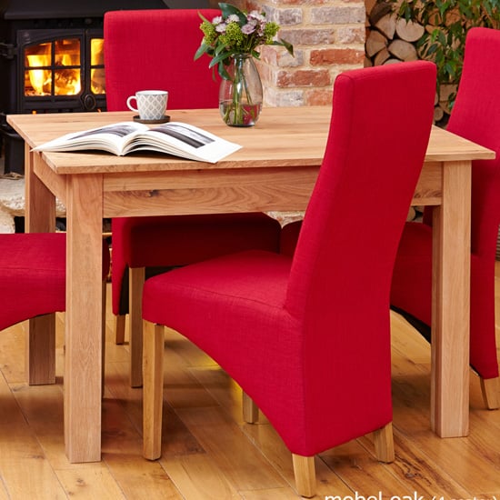 Read more about Fornatic wooden dining table in mobel oak
