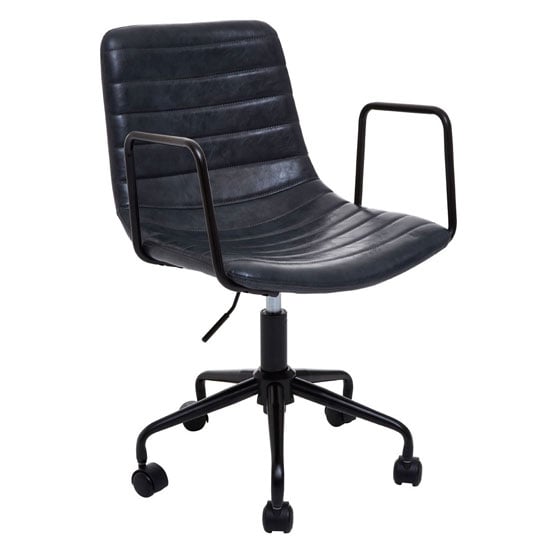 Read more about Fortas leather home and office chair in grey