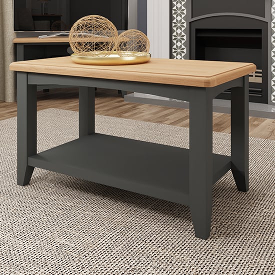 Product photograph of Gilford Wooden Coffee Table In Grey from Furniture in Fashion