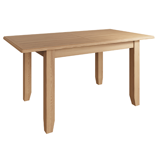 Read more about Gilford extending 160cm wooden dining table in light oak