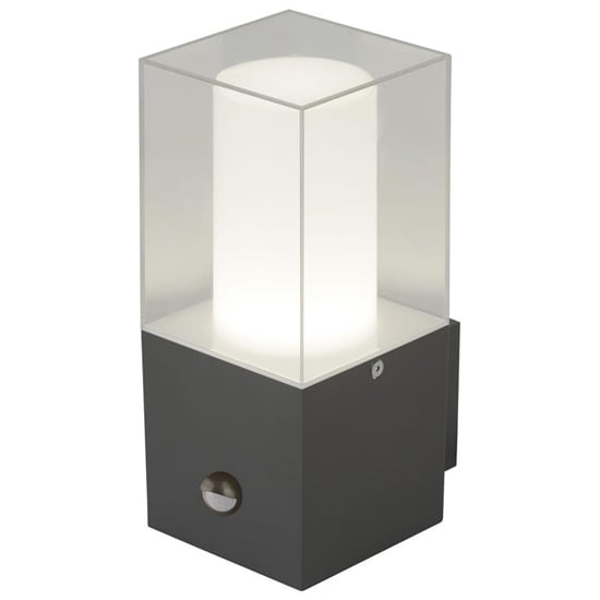Read more about Granada pir clear shade outdoor wall light in dark grey