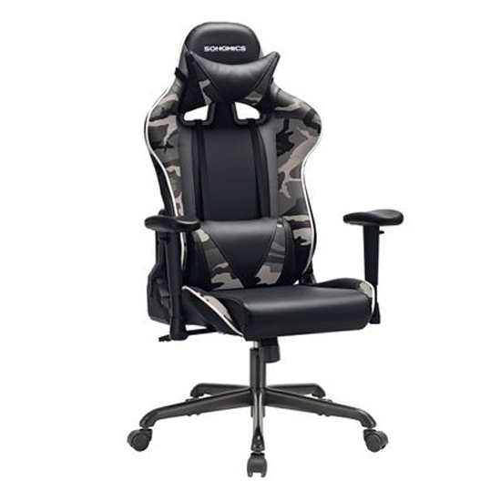 Grant Racing Style Gaming Chair In Black Camouflage | FiF