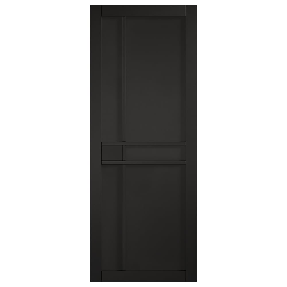 greenwich 1981mm x 762mm pre finished internal door in black