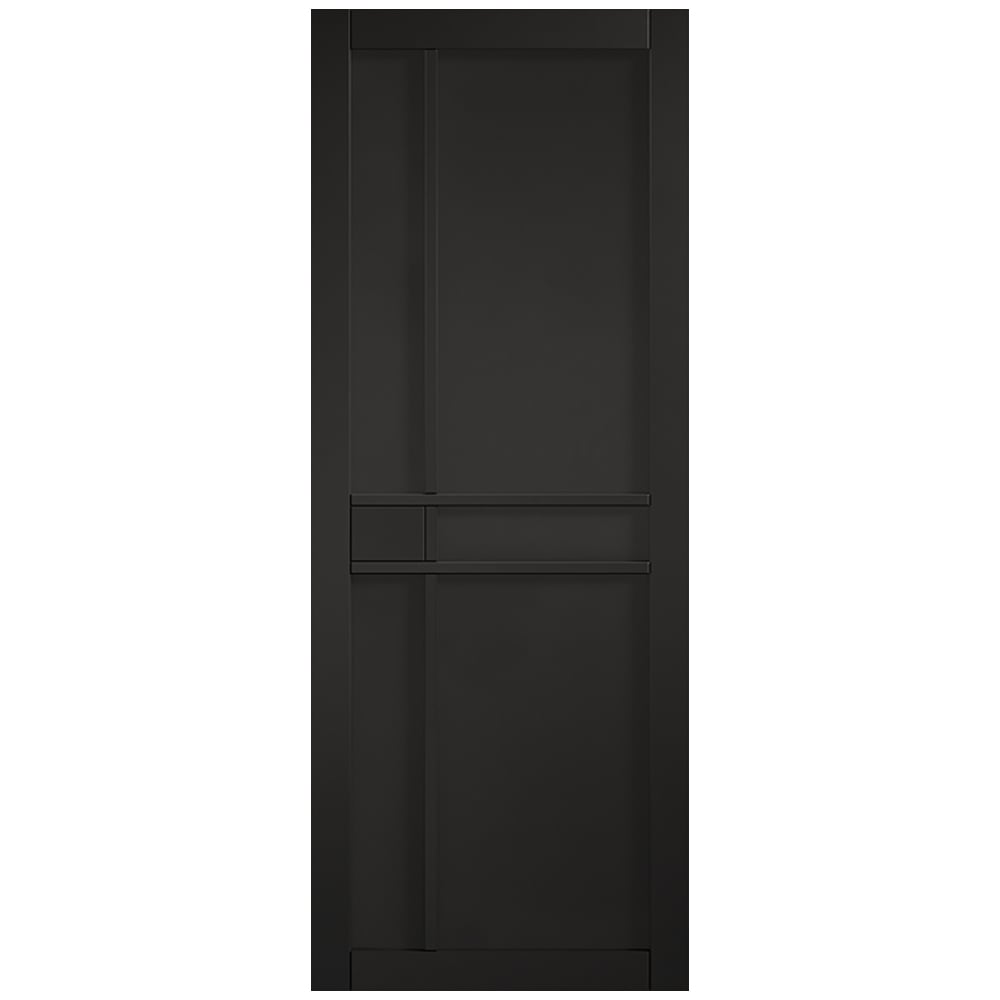 greenwich 1981mm x 838mm pre finished internal door in black