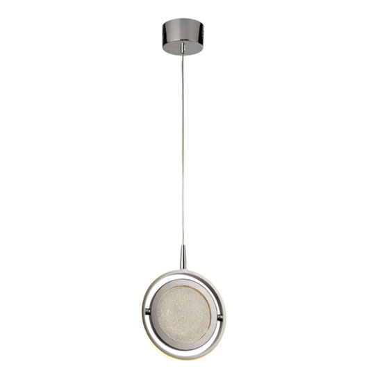 Product photograph of Gyroscope 1 Led Ring Pendant Light In Chrome from Furniture in Fashion