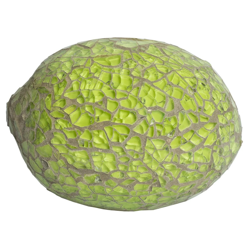 hasselt decorative mosaic glass lemon in green