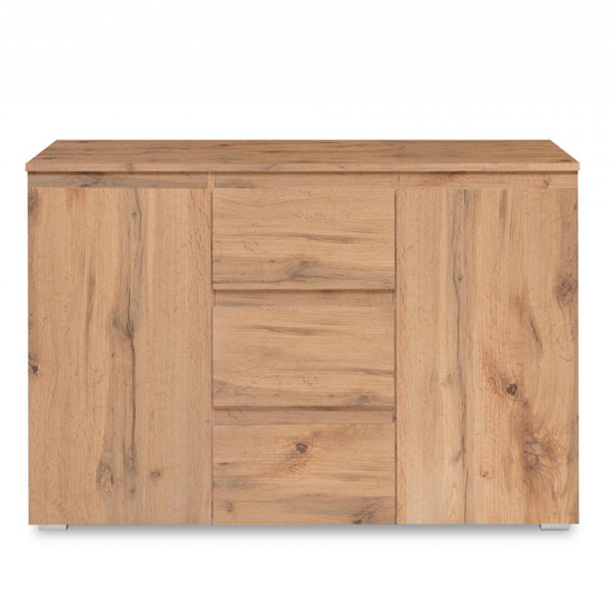 Hilary Contemporary Wooden Sideboard In Golden Oak | Furniture in Fashion