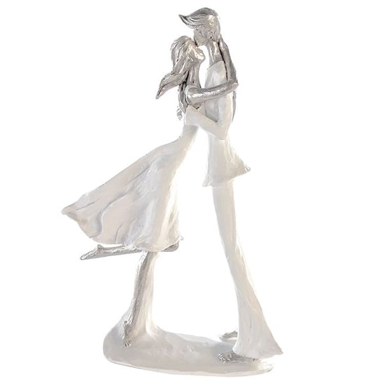 Photo of Hold me poly design sculpture in white and silver