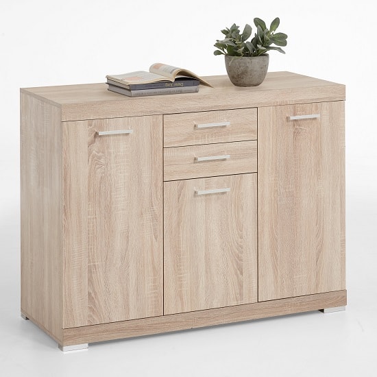 Photo of Holte wooden sideboard small in oak tree with 3 doors