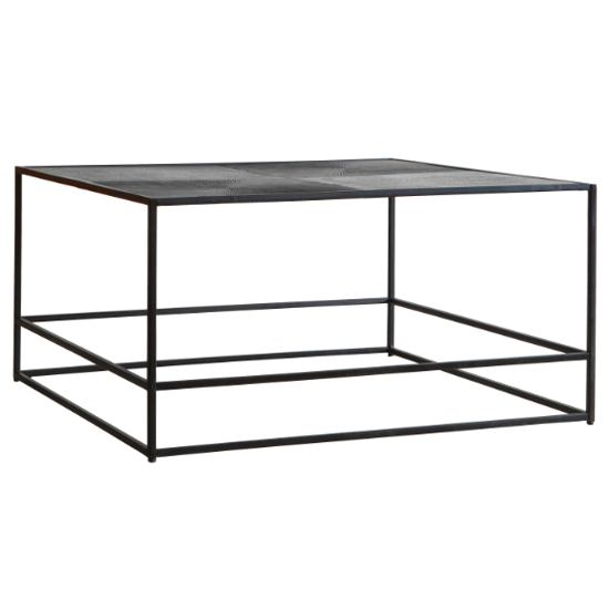 Read more about Hurston metal coffee table in antique silver