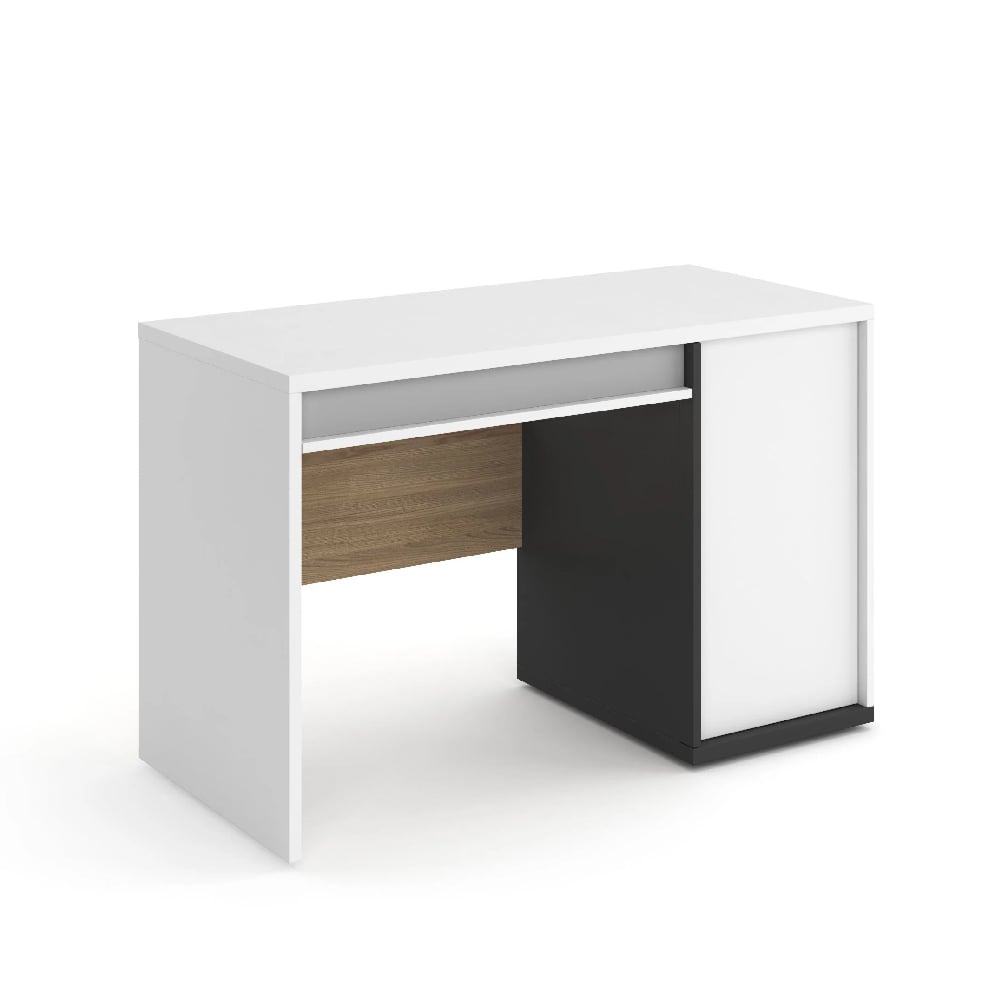 indio wooden laptop desk in matt white