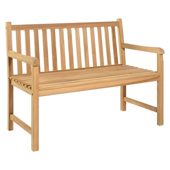 Read more about Jota 114cm wooden garden seating bench in natural