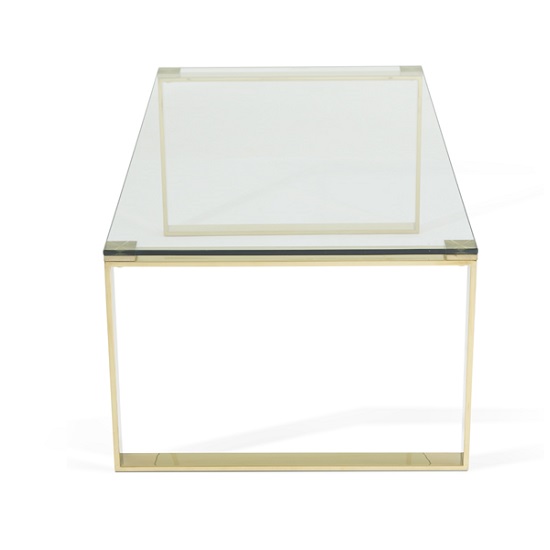 Glass Coffee Table With Gold Legs - White Faux Marble Round Coffee Table with Gold Legs ... / Xagb side table, industrial end table, coffee table, with metal frame, easy to put together, for living room, bedroom, kitchen (color :